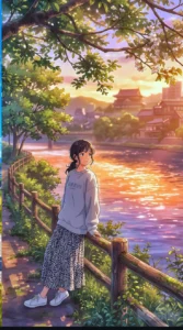 anime girl dp hd