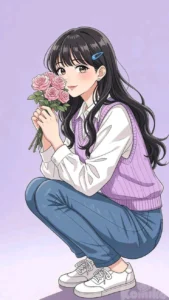 anime girl instagram pic
