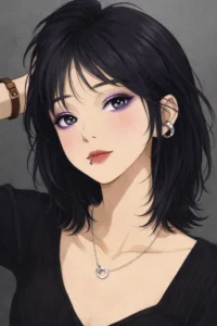 anime girl dp style
