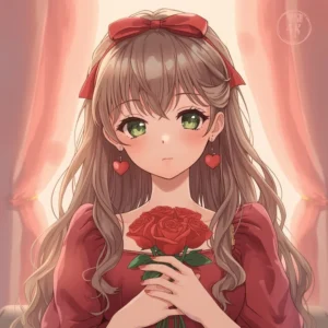 anime girl dp stylish pose