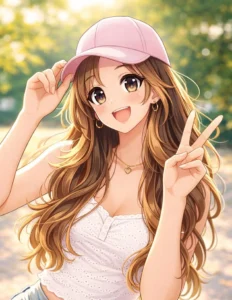 anime girl dp pastel