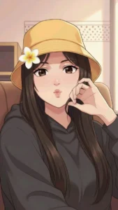 anime girl dp pastel aesthetic