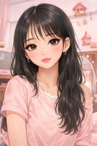 anime girl dp hd image