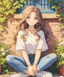 anime girl soft aesthetic