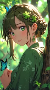 anime girl digital art