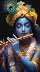 lord krishna aesthetic beautiful image