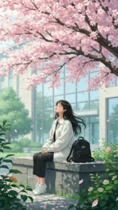 anime girl beautiful face