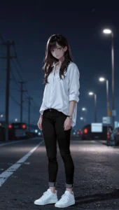 anime girl lovely expression