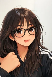 cute anime girl cartoon dp