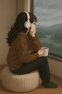 anime girl innocent look