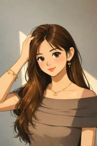 cute anime girl anime art