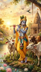 Divine Krishna Instagram DP