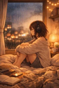 sad anime girl hd