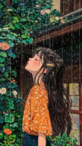 anime girl broken heart