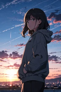 anime girl crying wallpaper