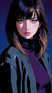 anime girl stylish aesthetic