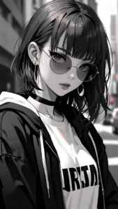 stylish anime girl hd image