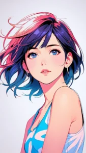 anime girl trendy stylish wallpaper