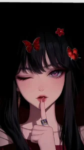 anime girl stylish profile pic