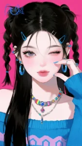 anime girl stylish profile pic